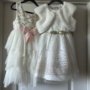 Girl formal dress bundle  size :4t